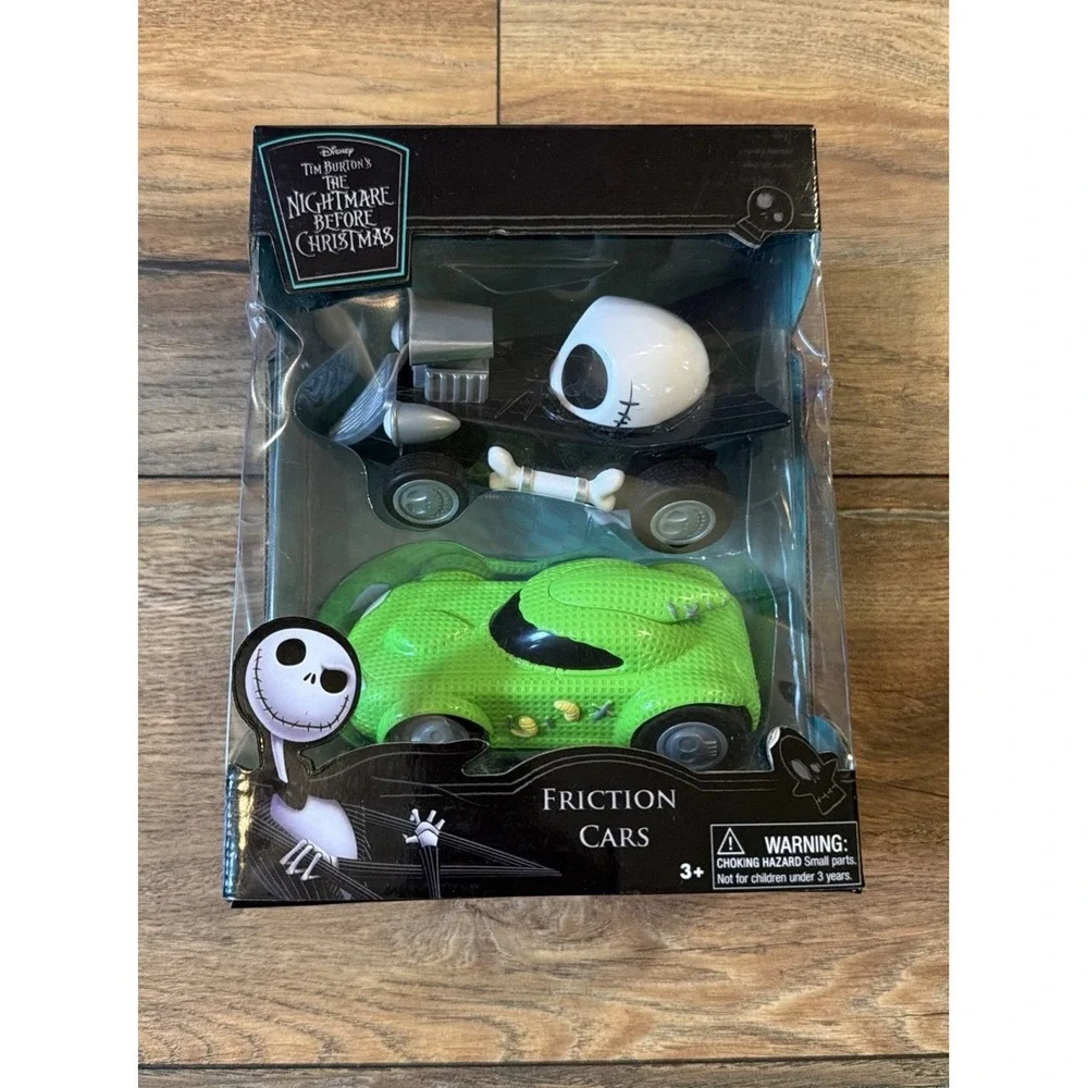 New Disney Nightmare Before Christmas • Friction Cars- Jack Skellington & Oogie